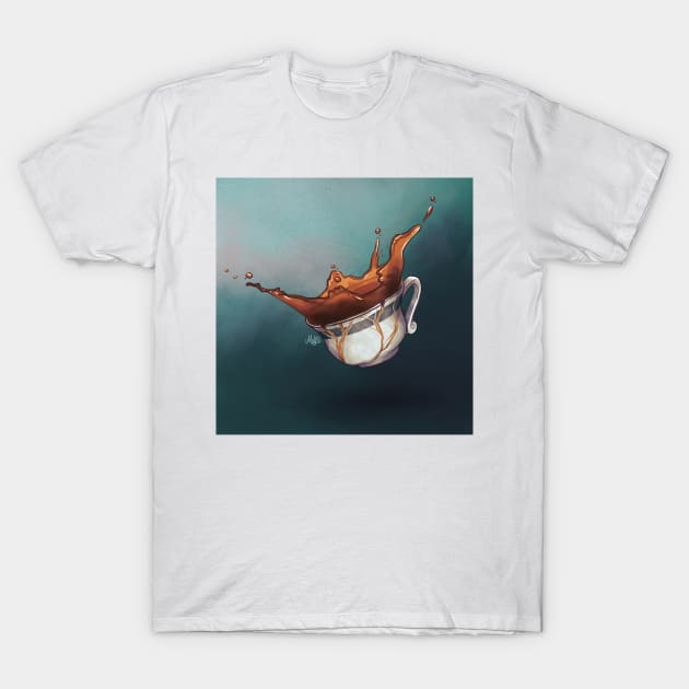 Kintsugi Teacup with Background T-Shirt by Molly11